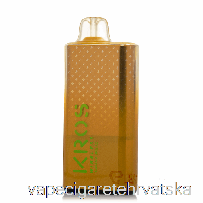 Vape Hrvatska Kros Wireless 9000 Jednokratni Banana Kruh